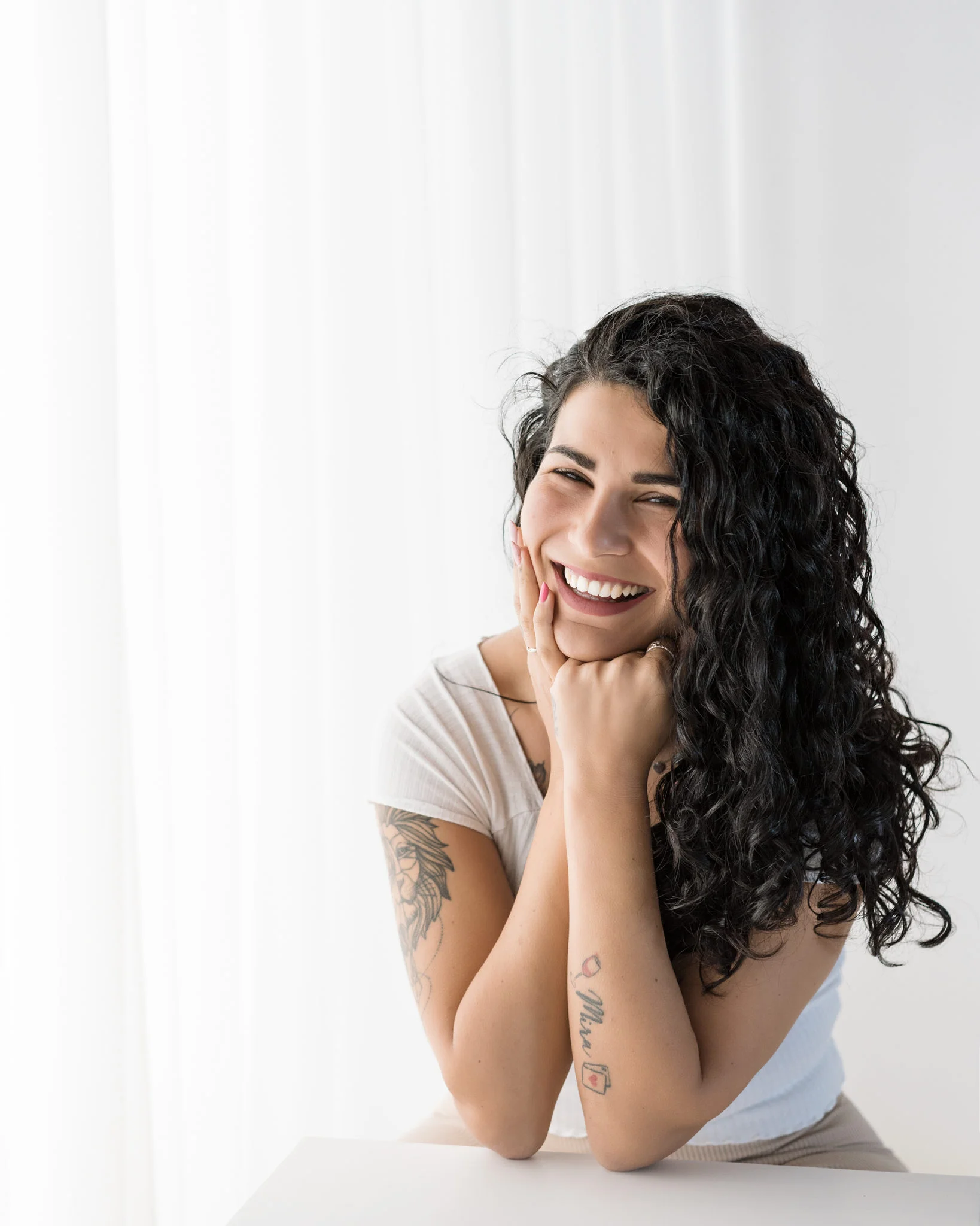 Ilaria Lippi nel suo Atelier fotografico a Livorno